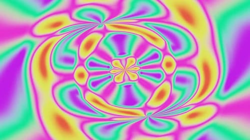 Rotierender Neon-Disco-Hintergrund VJ Loop