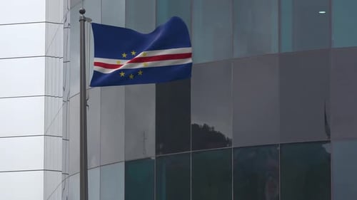 Cape Verde Flag Background 2K