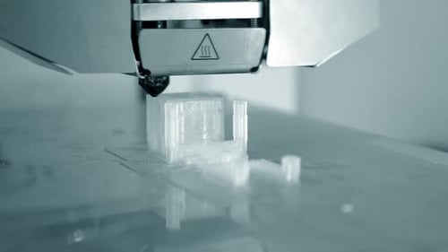 3D-Drucker arbeiten