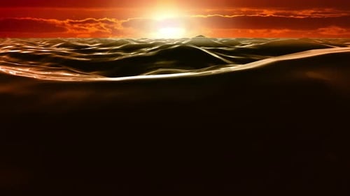 schönen Abend Meer