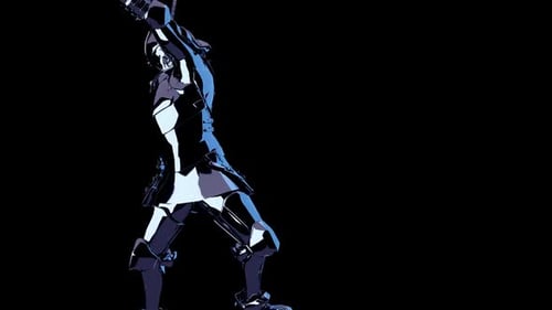 Animated Cel-shaded Knight Sword Fighting Action Loop