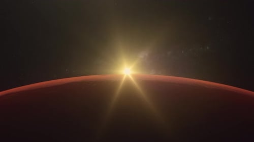Sunrise on Mars