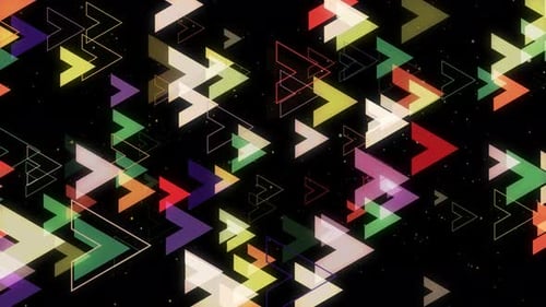 Neon Background Arrow 02