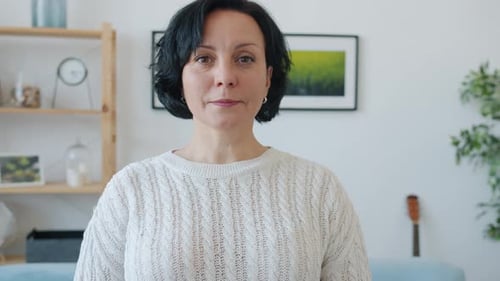 Woman Portrait with a Neutral Expression