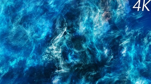 Abstract Nebula Space Background Logo Reveal