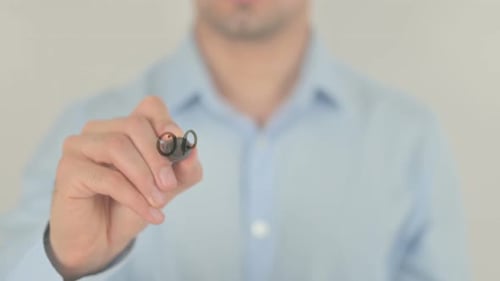 Meinungen gesucht, Schreiben auf transparentem Bildschirm