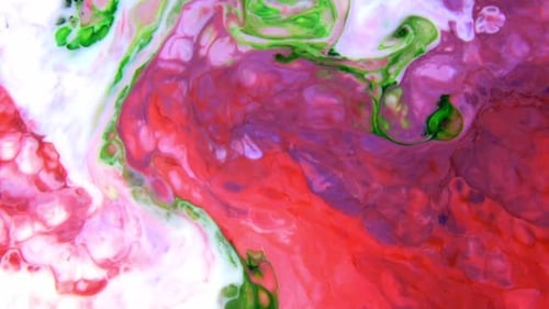 Psychedelic Cosmos Galaxy Paint Texture Background