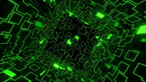 HD Digital Neural Energy Flow Artificial Intelligence | Technology Background Loop