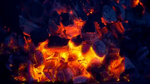 Fire Grill Coals 2