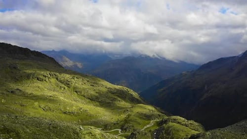 Road Path in the Mountains