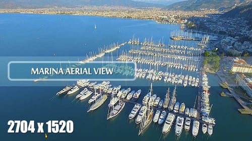 Fethiye Marina Aerial