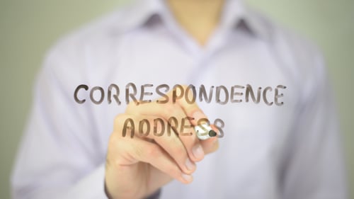 Dirección de correspondencia