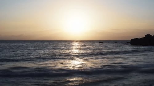 Pôr do sol na praia