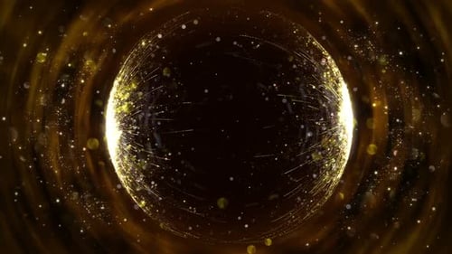 Abstrakter bronzefarbener und goldener Halo-Hintergrund mit Glit