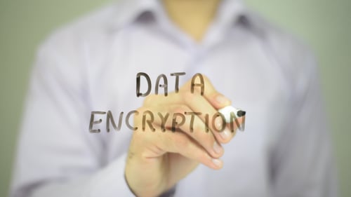 Hand Writing Data Encryption with a Marker