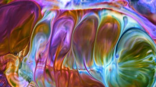 Abstract Water Paint Diffusion Art 72