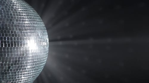 Partie de la boule disco grise argentée 2