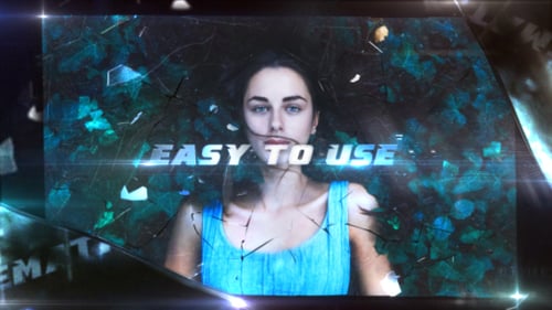 Dynamic Glass Shatter Titles for Trailers