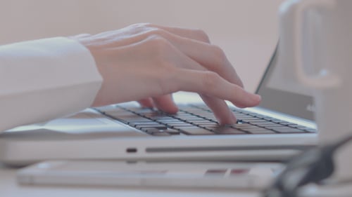 Typing Texting On Computer