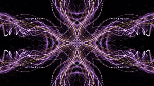 Futuristic Kaleidoscope Technology Background