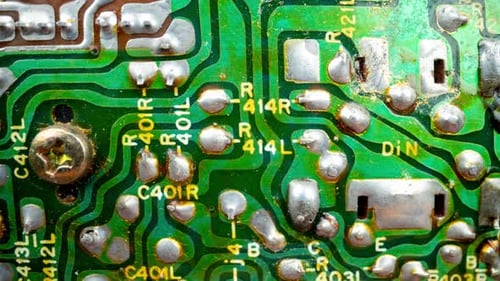Vintage Ghettoblaster Circuit Board