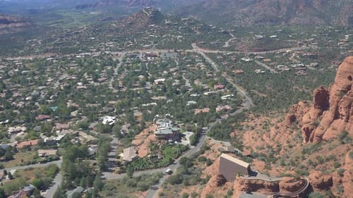 Luftbild von Sedona und Umgebung