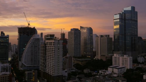 Vista aérea de la ciudad de Bangkok 09