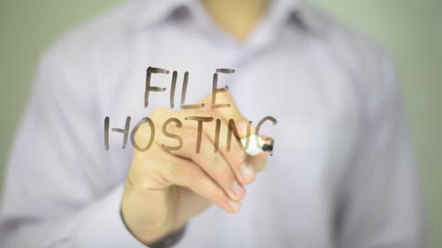 Hand Writing File Hosting on Glass