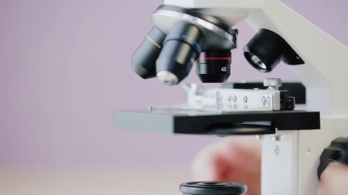 Using a Microscope for Scientific Research in Laboratory