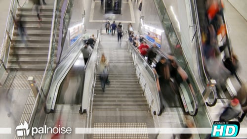 Subway Underground Escalators