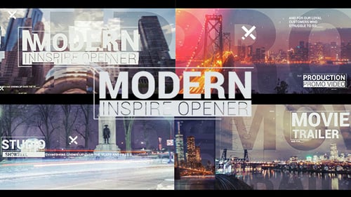 Dynamic Glitch Opener with Modern Transitions