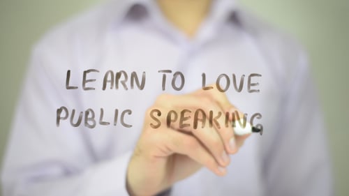 Learn to Love Public Speaking