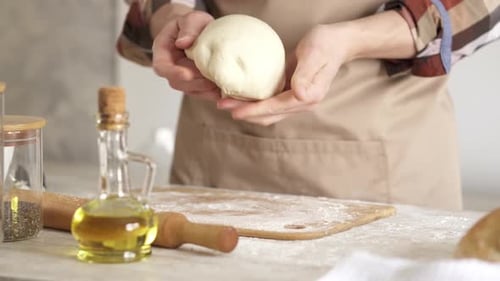 Baking at Home: Preparing Dough in the Kitchen