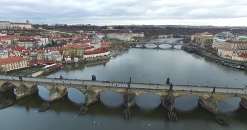 Luftaufnahme von Prag, Tschechien.