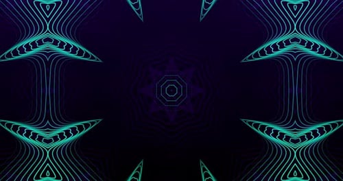 Dynamic Geometric Line Flowing Abstract Background