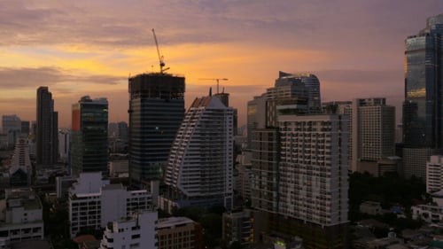 Vista aérea de la ciudad de Bangkok 02