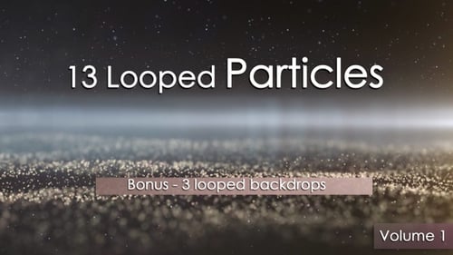 Looped Abstract Particle Effects Overlays Pack