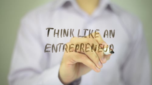 Writing Think Like an Entrepreneur Message