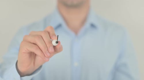 Brexit, Writing on Transparent Screen