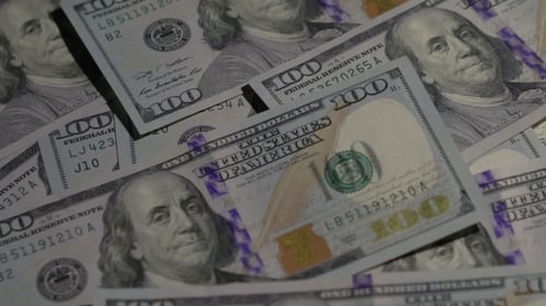Fallendes Geld