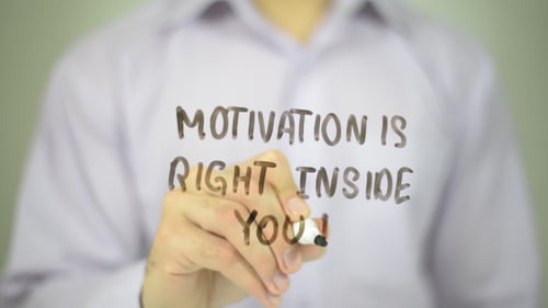 Writing Motivation is Right Inside You on Glass