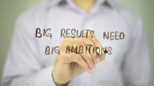 Writing Big Results Need Big Ambitions on Glass