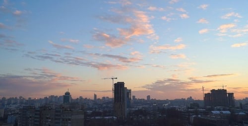 Evening Sunset City Photo