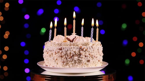 Birthday Cake With Candles