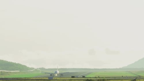 Bremsen nach der Landung