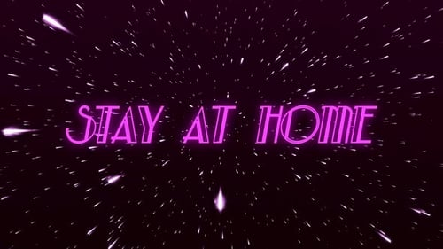 Neon Glowing Kinetic Typography Reveal in Space