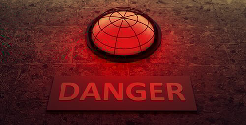 Blinking Red Danger Light Warning Alarm
