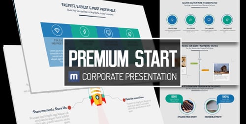 Modern Business Presentation with Animated Corporate Infographics