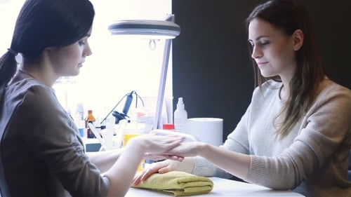 Manicure Treatment at the Nail Salon