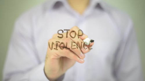 Stoppen Sie die Gewalt